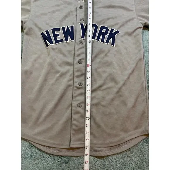 New York Yankees Didi Gregorius #18 Gray Button Jersey Size US UK Medium - Picture 5 of 8